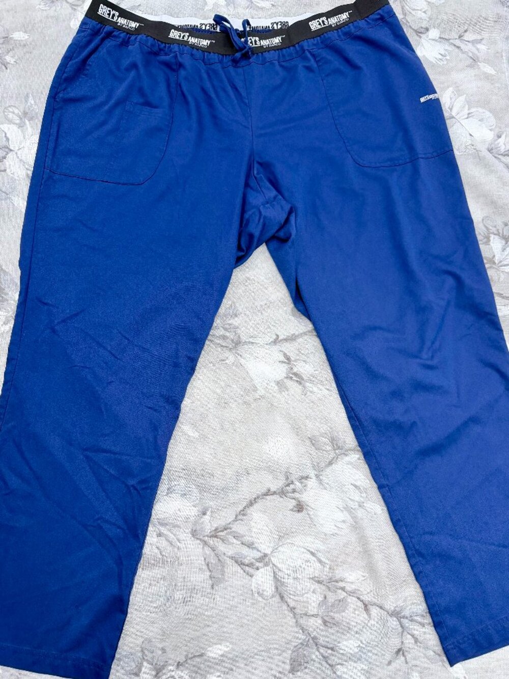 Grey’s Anatomy by Barco Scrub Pants 3XL Elastic Waist Navy